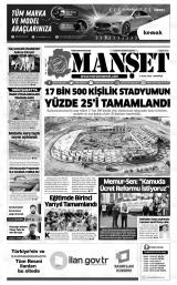 KAHRAMANMARAŞ MANŞET