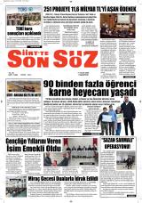 SİİRT’TE SON SÖZ