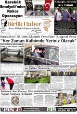 SAFRANBOLU BİRLİK HABER