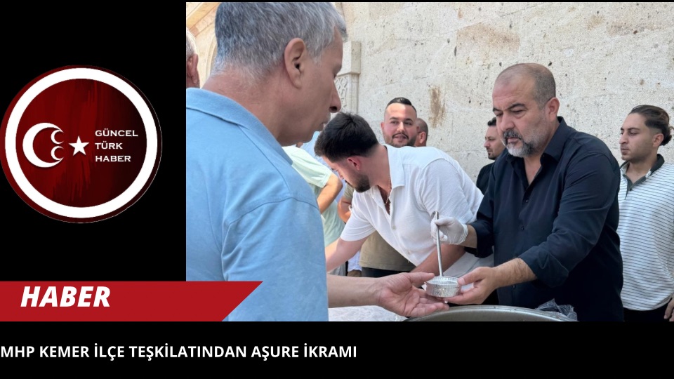 MHP Kemer İlçe Teşkilatından Aşure İkramı