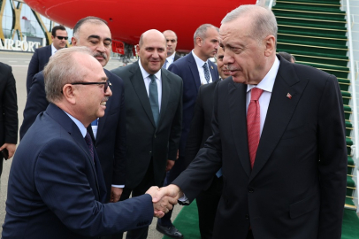 Cumhurbaşkanı Erdoğan Azerbaycan’da