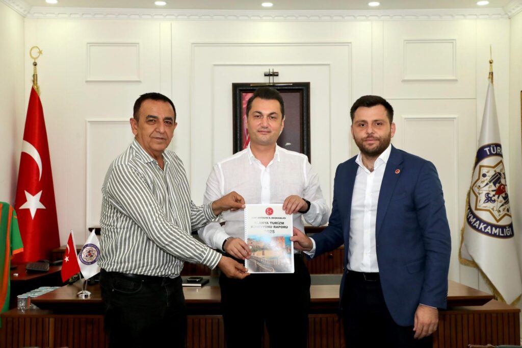 2026-2030 Alanya Turizm Master Planı Raporu Kaymakam Sn. Şakir Öner Öztürk’e Sunuldu