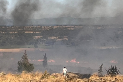 Enez’de orman yangını paniği… Gülçavuş sahili boşaltılıyor