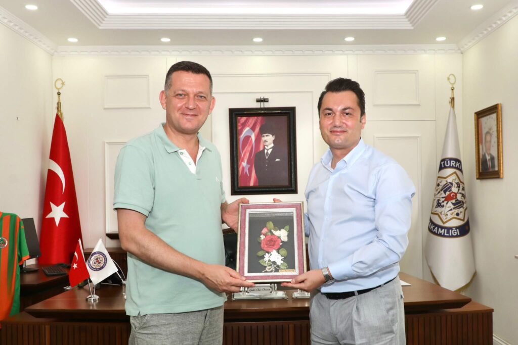 Beykoz Kaymakamı Dr. Fatih Ürkmezer’den Alanya Kaymakamı Şakir Öner Öztürk’e Nezaket Ziyareti