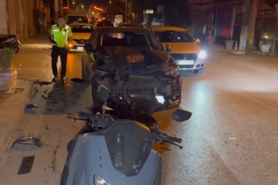 Düzce’de otomobil ile motosiklet çarpıştı: 2 yaralı