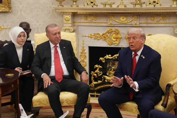 Oval Ofis’te beklenen görüşme gerçekleşti… Trump’tan Erdoğan’a ‘lider’ övgüsü