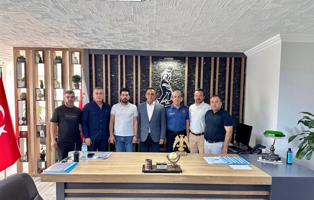 MHP Alanya İlçe Teşkilatı’ndan Emniyet Müdürü Özgönül’e Hayırlı Olsun Ziyareti