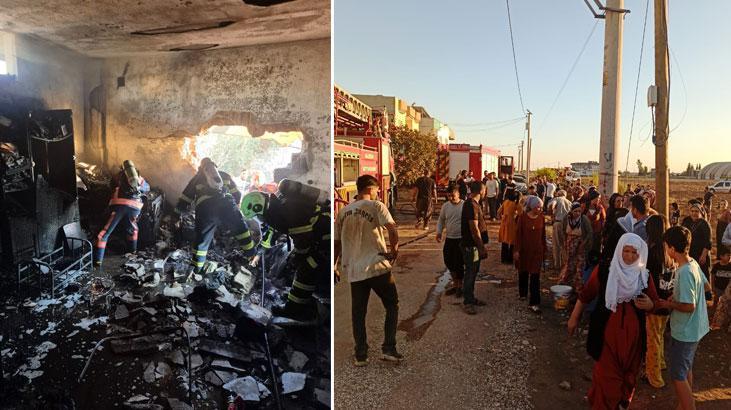 Mardin’de korkunç olay! Mahalleliden kahreden sözler: Küçük çocuklar vardı, yanmıştı