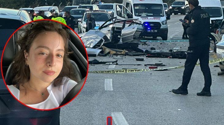 Ankara’da feci kaza! Üniversite öğrencisi Gamze ikiye ayrılan otomobilde can verdi