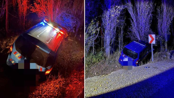 Konya’da jandarmaya ait araç kaza yaptı: 4 asker yaralı