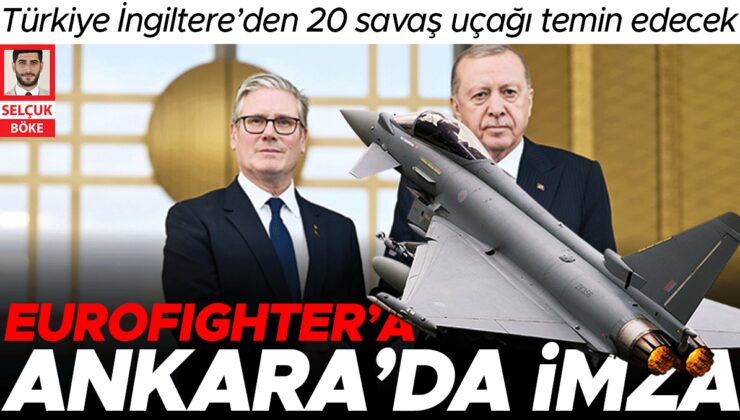 20 Eurofighter için imza atıldı