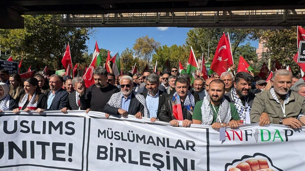 Ankara’da Gazze kararlılık yürüyüşü başladı – Birlik Haber Ajansı