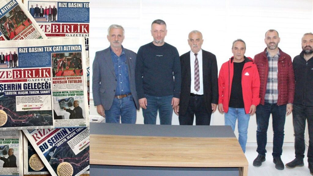 Rize’de yazılı basın tek çatıda birleşti – Birlik Haber Ajansı