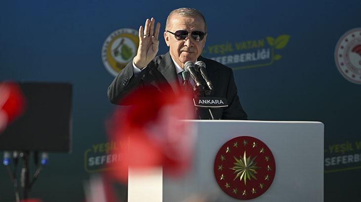 Cumhurbaşkanı Erdoğan: Bugün fidan dikme rekorunu inşallah kıracağız