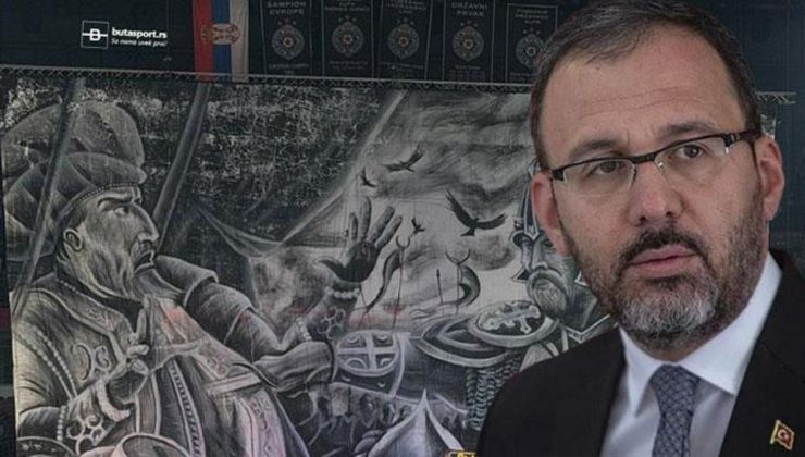 Kasapoğlu’ndan Sırplar’ın ırkçı pankarta tepki: Bu hadsizliğe en okkalı cevabı sahada verdik