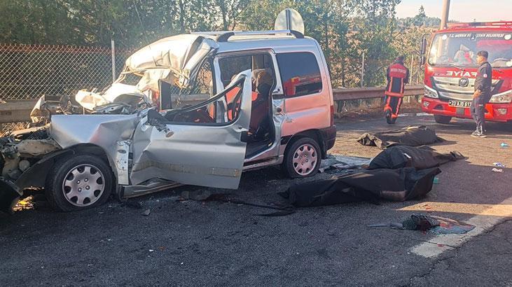 Mersin’de hafif ticari araç, kamyona çarptı; 3 ölü, 3 yaralı