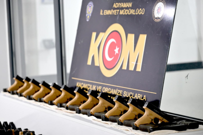 Adıyaman’da bin adet ateşe hazır tabanca ele geçirildi