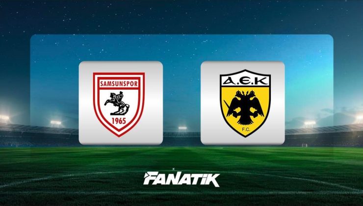 Samsunspor – AEK maçı ne zaman, saat kaçta hangi kanalda? (UEFA Konferans Ligi 5. hafta maçı)