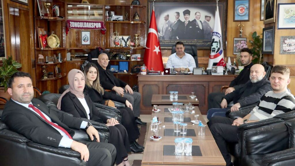 MHP Kozlu İlçe Yönetiminden Gemis'e ziyeret