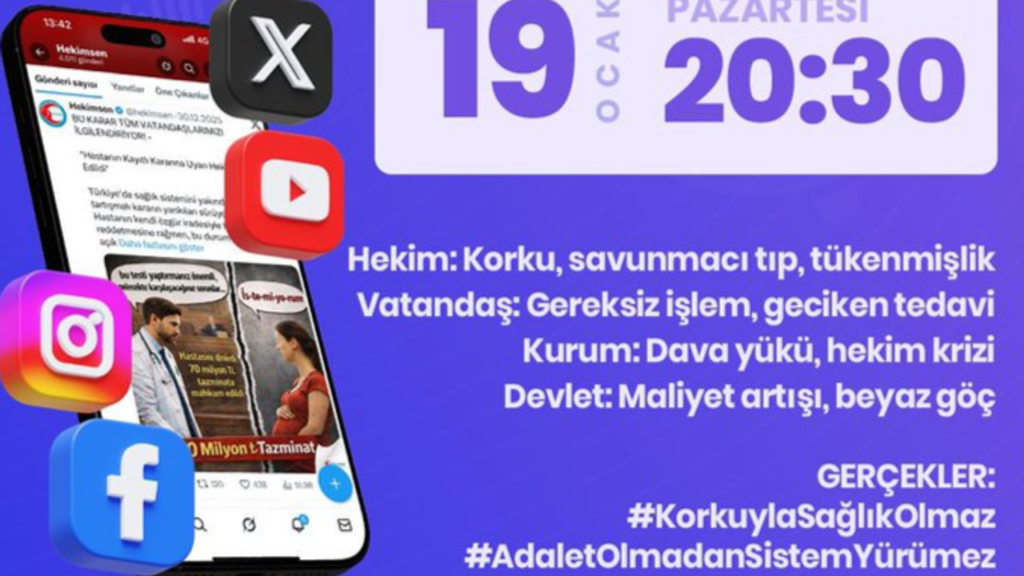 Hekimsen’den sağlık sistemi uyarısı: Malpraktis savunmacı tıbbı büyütüyor – Birlik Haber Ajansı