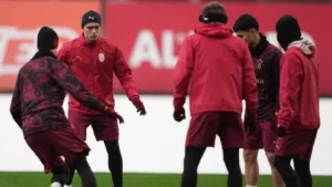 Galatasaray, Şampiyonlar Ligi maçı hazırlıklarını sürdürüyor