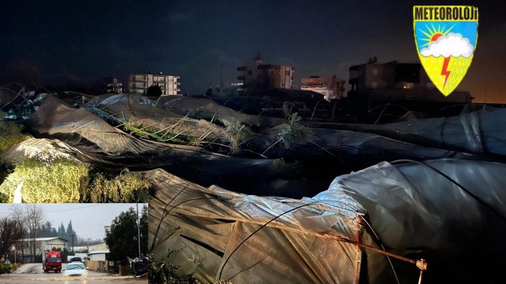 Antalya Kumluca’da hortum ev ve seralarda hasara yol açtı – Birlik Haber Ajansı