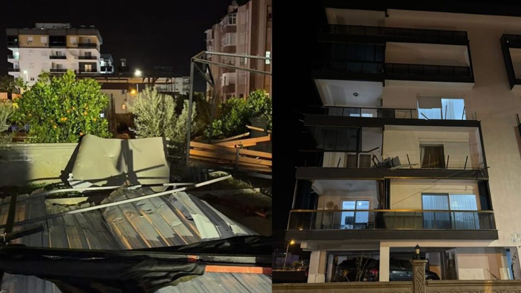 Finike’de geceyi fırtına vurdu – Birlik Haber Ajansı