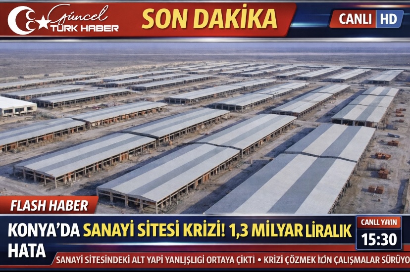 Konya’da sanayi sitesi krizi! 1,3 milyar liralık hata