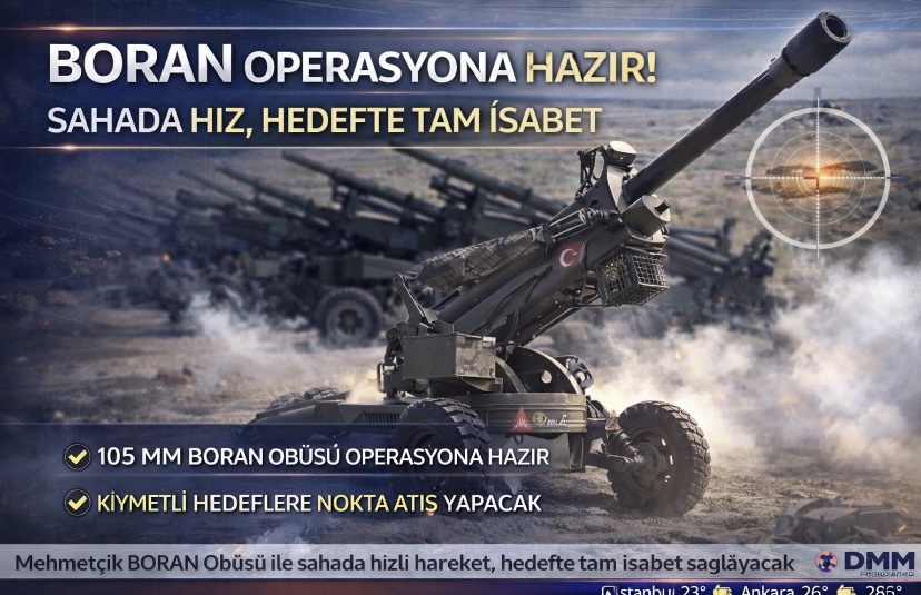 BORAN operasyona hazır! Sahada hız, hedefte tam isabet