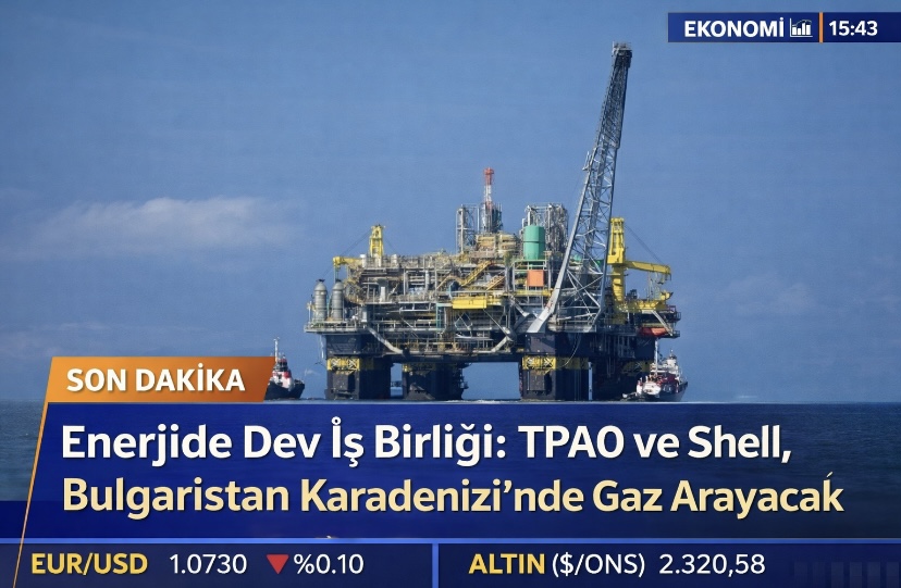 Enerjide Dev İş Birliği: TPAO ve Shell, Bulgaristan Karadeniz’inde Gaz Arayacak