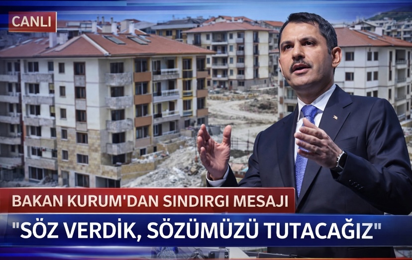 Bakan Kurum’dan Sındırgı Mesajı: “Söz Verdik, Sözümüzü Tutacağız”