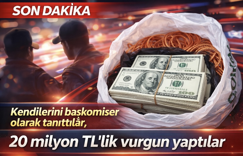 Kendilerini başkomiser olarak tanıttılar, 20 milyon TL’lik vurgun yaptılar