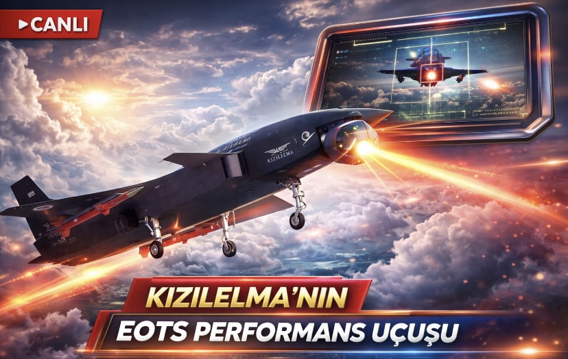 KIZILELMA’NIN EOTS performans uçuşu