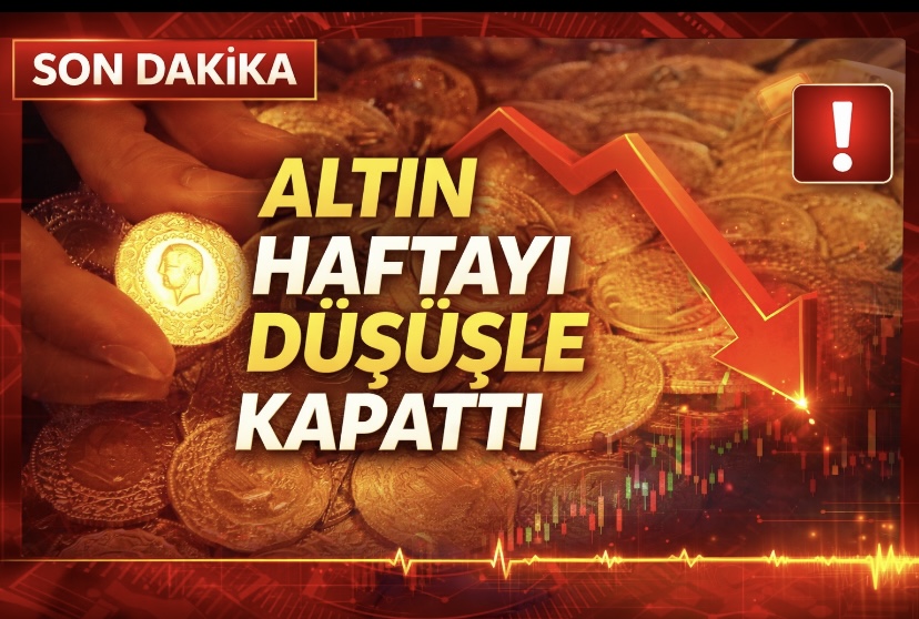 Altın Haftayı Düşüşle Kapattı