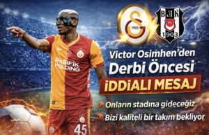 Galatasaray  ’ın yıldızı   Victor Osimhen  ’den derbi öncesi net mesaj