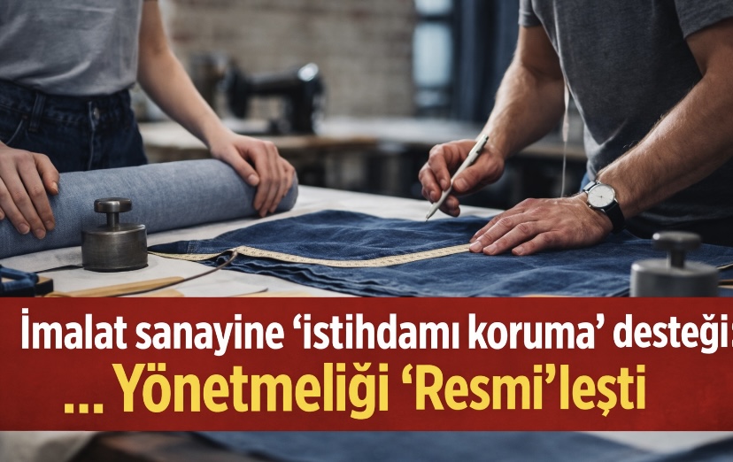 İmalat sanayine ‘istihdamı koruma’ desteği… Yönetmeliği ‘Resmi’leşti