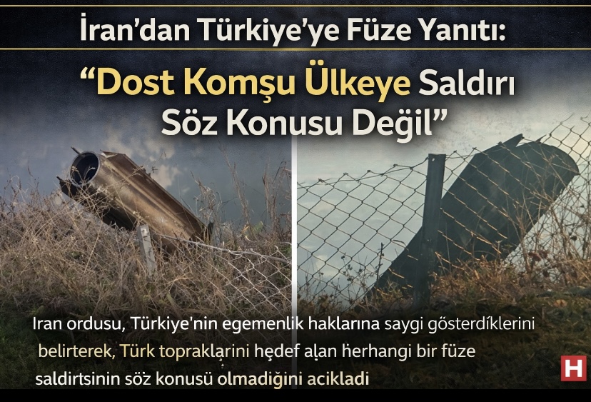 İran’dan Türkiye’ye Füze Yanıtı: “Dost Komşu Ülkeye Saldırı Söz Konusu Değil”