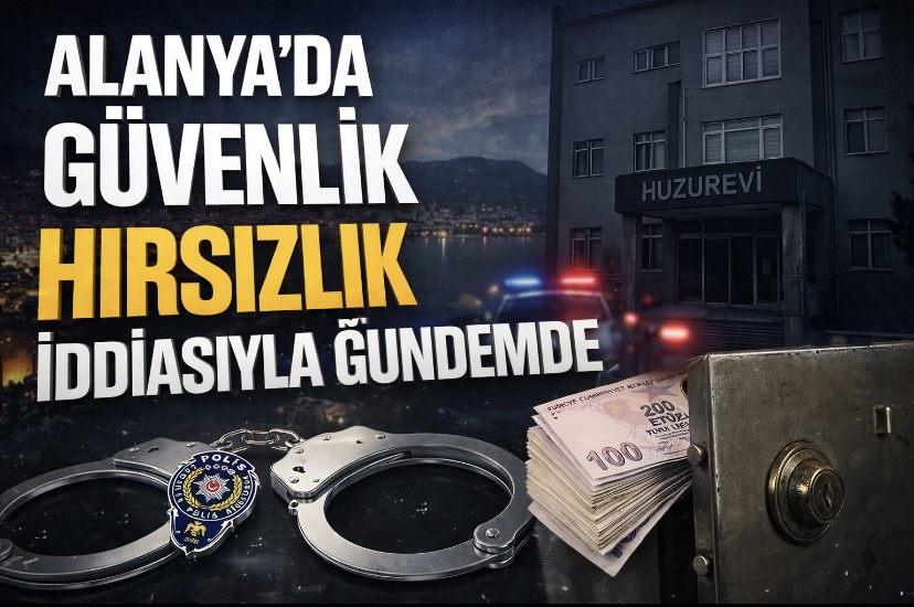 Alanya’da Güvenlik Görevlisi Hırsızlık İddiasıyla Gündemde