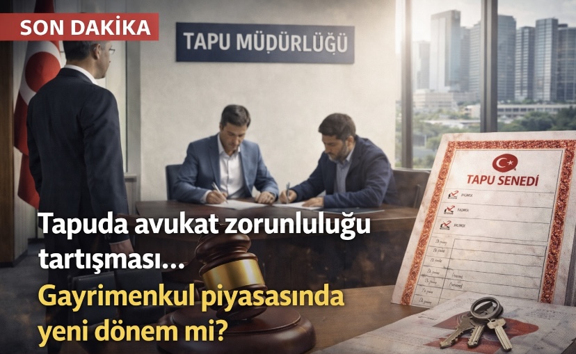 Tapuda avukat zorunluluğu tartışması… Gayrimenkul piyasasında yeni dönem mi?