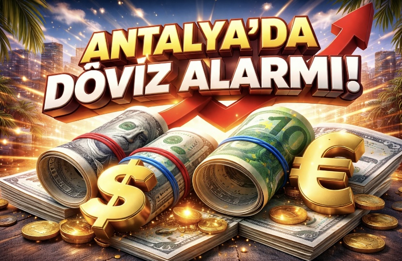 Antalya’da döviz alarmı: Dolar ve Euro tarihi seviyelerde