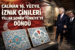 Çalınan 16. Yüzyıl İznik Çinileri Yıllar Sonra Türkiye’ye Döndü