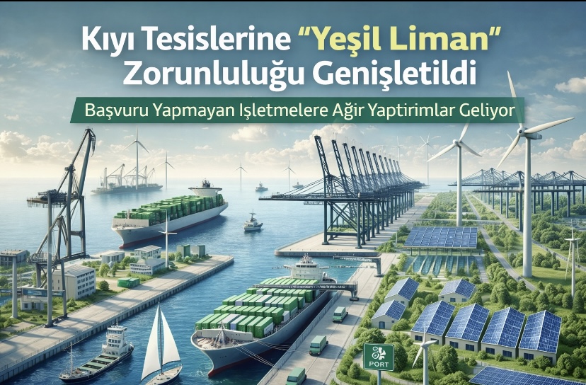 Kıyı tesislerine ‘yeşil liman’ zorunluluğu genişletildi… Başvurmayana ağır ceza