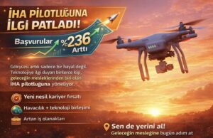 İHA pilotu başvuruları yüzde 236 arttı