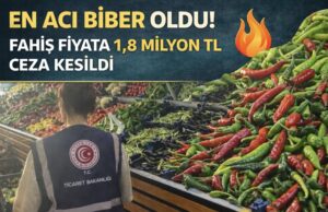 En acı biber oldu! Fahiş fiyata 1,8 milyon TL ceza kesildi