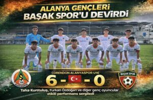 Alanya gençleri Başak Spor’u devirdi