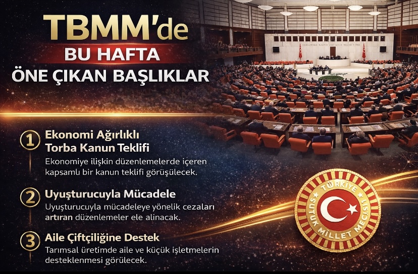 TBMM gündeminde bu hafta neler görüşülecek?