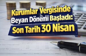 Kurumlar Vergisinde Beyan Dönemi Başladı: Son Tarih 30 Nisan