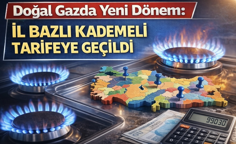 Doğal Gazda Yeni Dönem: İl Bazlı Kademeli Tarifeye Geçildi