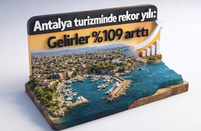 Antalya turizminde rekor yılı: Gelirler %109 arttı