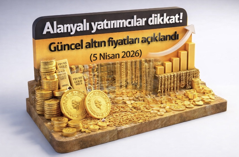 Alanyalı yatırımcılar dikkat! Güncel altın fiyatları açıklandı (5 Nisan 2026)